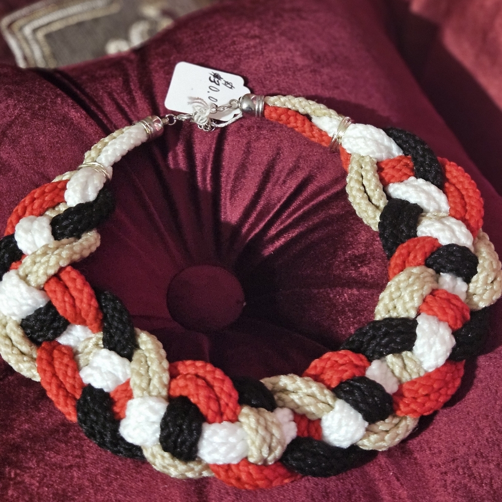 Braided Multicolor Necklace